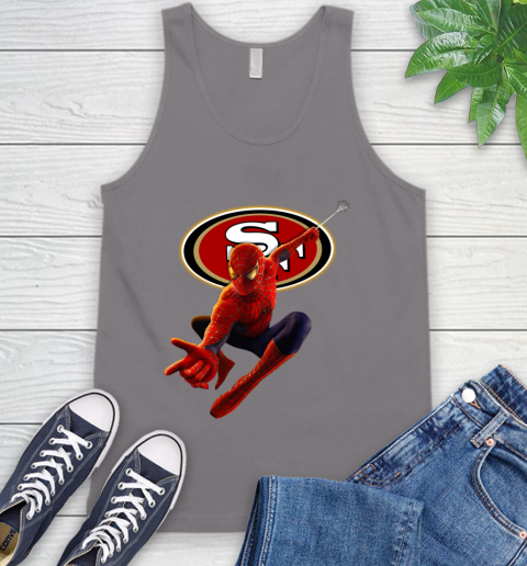 NFL Spider Man Avengers Endgame Football San Francisco 49ers Tank Top 7