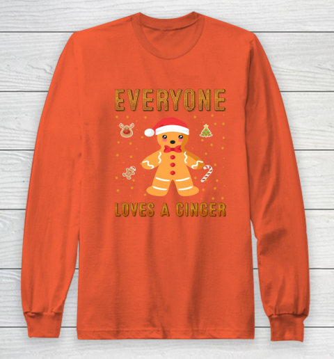 Everyone Loves A Ginger Funny Christmas Long Sleeve T-Shirt 3