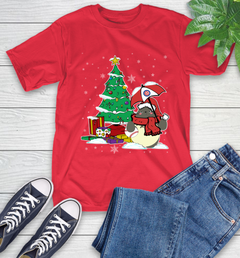 Chicago Cubs MLB Baseball Cute Tonari No Totoro Christmas Sports T-Shirt 11