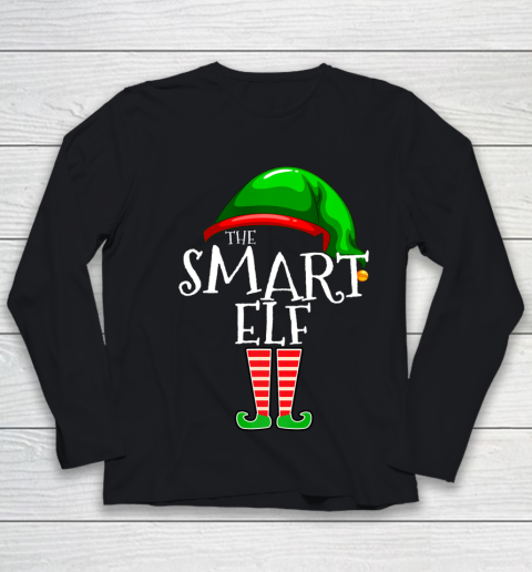 The Smart Elf Family Matching Group Christmas Gift Holiday Youth Long Sleeve