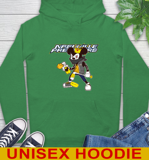 Nashville Predators NHL Hockey Mickey Peace Sign Sports Hoodie 8