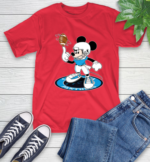 NFL Football Carolina Panthers Cheerful Mickey Disney Shirt T-Shirt 11