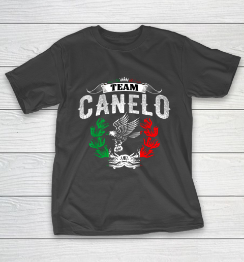 Funny Team Canelos Mexico Alvarez Flag Aguila Tricolor box T-Shirt