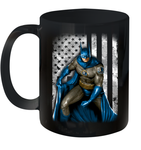 Dallas Mavericks NBA Basketball Batman DC American Flag Shirt Ceramic Mug 11oz