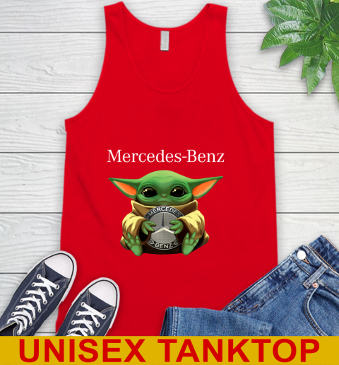 Star Wars Baby Yoda Hugs Mercedes Car Shirt 71