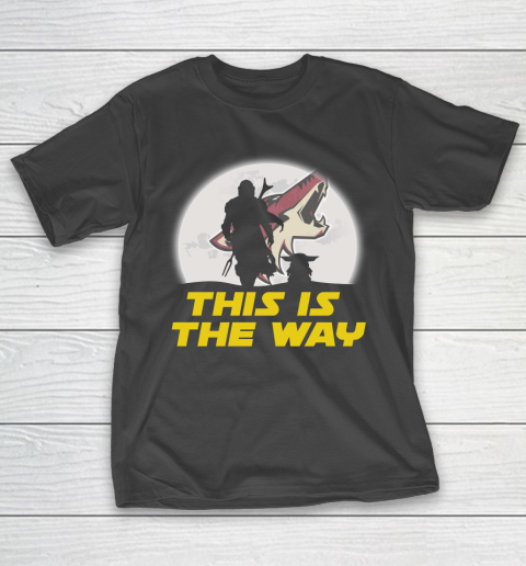 Arizona Coyotes NHL Ice Hockey Star Wars Yoda And Mandalorian This Is The Way T-Shirt