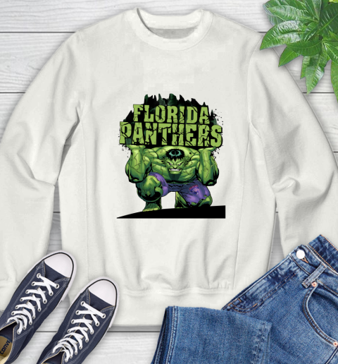 Florida Panthers NHL Hockey Incredible Hulk Marvel Avengers Sports Sweatshirt