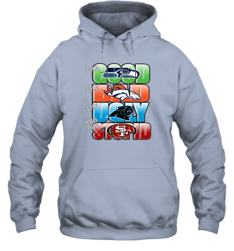 NFL Good Bad Ugly Stupid Mashup Seattle Seahawks Youth Hoodie - Rookbrand