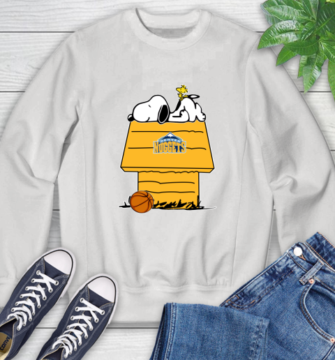 Denver Nuggets NBA Basketball Snoopy Woodstock The Peanuts Movie Sweatshirt