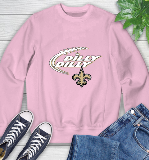 NFL New Orleans Saints Dilly Dilly Football Sports Sweatshirt 9