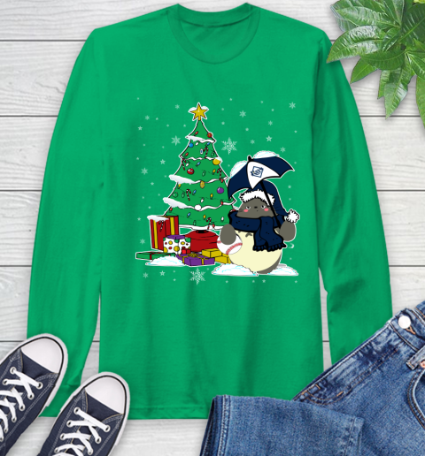 Tampa Bay Rays MLB Baseball Cute Tonari No Totoro Christmas Sports Long Sleeve T-Shirt 8