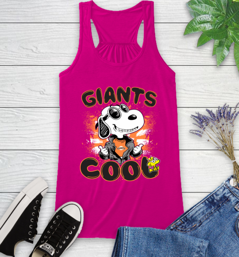 MLB Baseball San Francisco Giants Cool Snoopy Shirt Racerback Tank 5