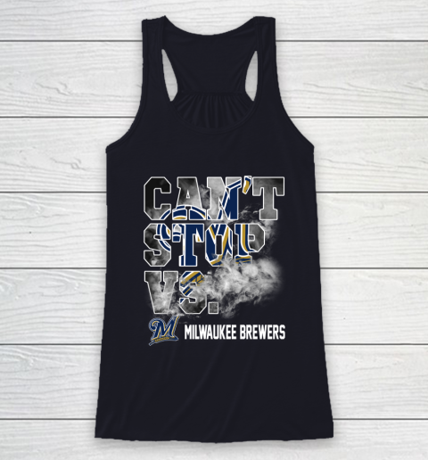 MLB Milwaukee Brewers Baseball Can't Stop Vs Brewers Racerback Tank 7