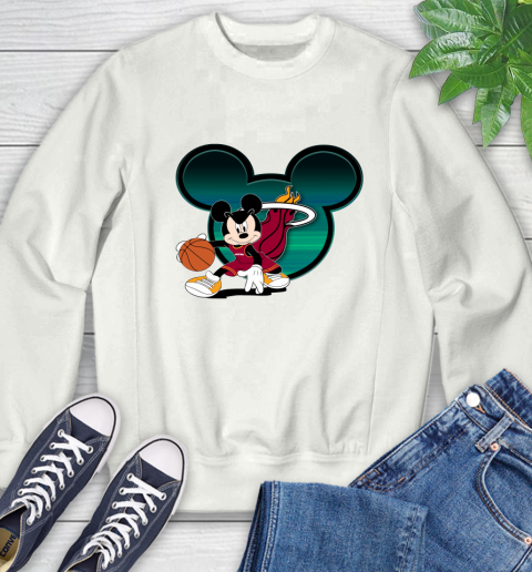 NBA Miami Heat Mickey Mouse Disney Basketball Sweatshirt