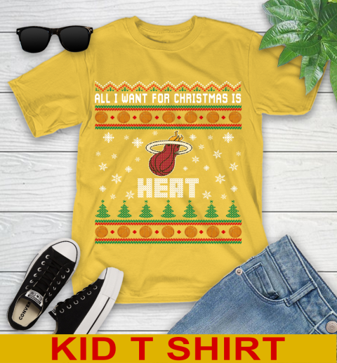 NBA Basketball All I Want For Christmas Is Miami Heat 105