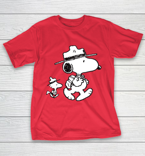 Funny Snoopy Woodstock Camping T-Shirt 7