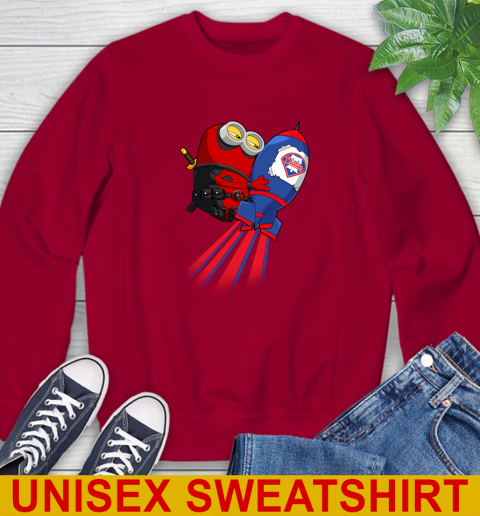 MLB Baseball Philadelphia Phillies Deadpool Minion Marvel Shirt Sweatshirt 9