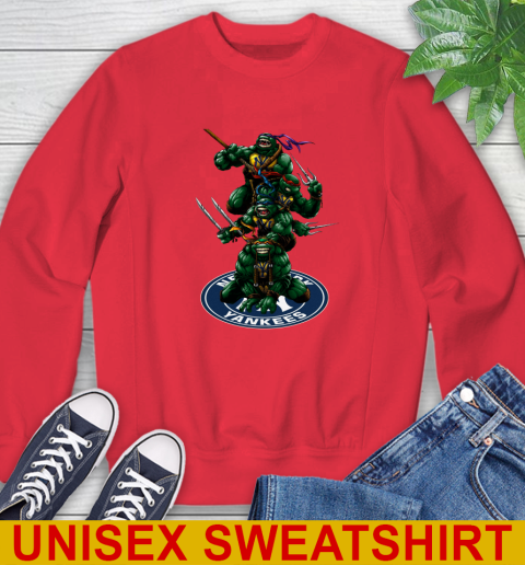 MLB Baseball New York Yankees Teenage Mutant Ninja Turtles Shirt Sweatshirt - Image 11