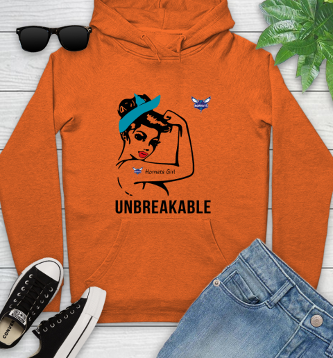 NBA Charlotte Hornets Girl Unbreakable Basketball Sports Youth Hoodie 3