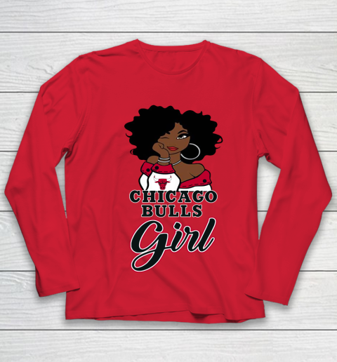 Chicago Bulls Girl NBA Youth Long Sleeve 10
