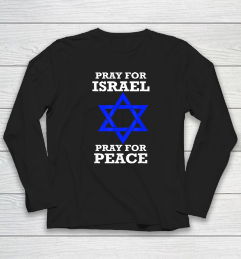Pray For Israel Peace Long Sleeve T-Shirt
