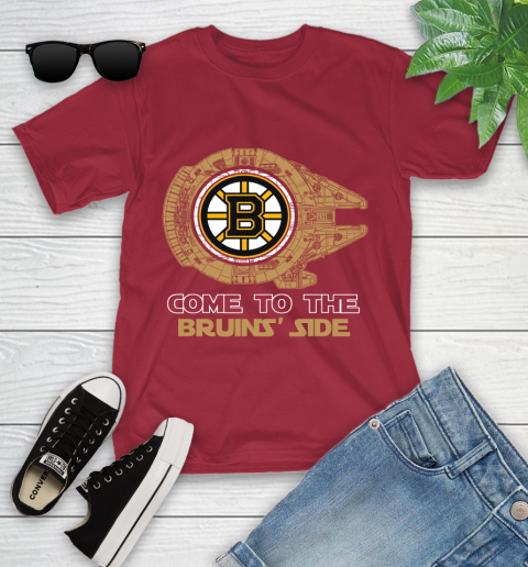 NHL Come To The Boston Bruins Wars Hockey Sports Youth T-Shirt 14