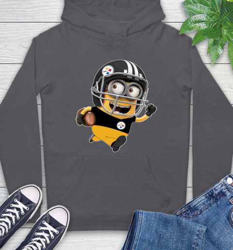 NFL Pittsburgh Steelers Minions Disney Football Sports Hoodie 7