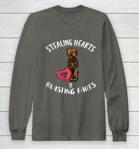 Stealing Hearts Blasting Farts Wirehaired Pointing Griffon Long Sleeve T-Shirt 5