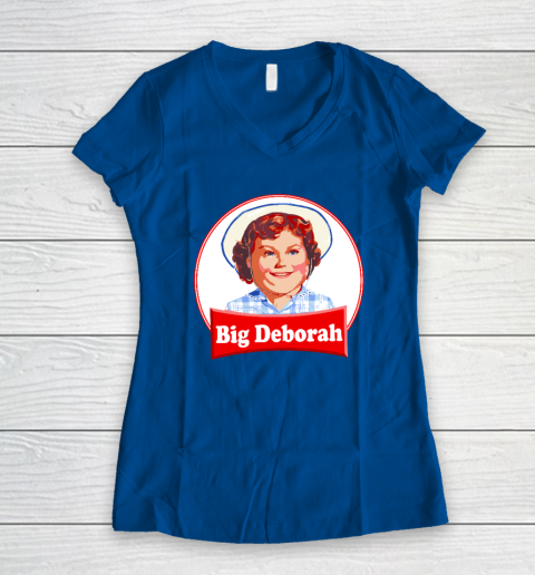 Big Deborah Women's V-Neck T-Shirt 5