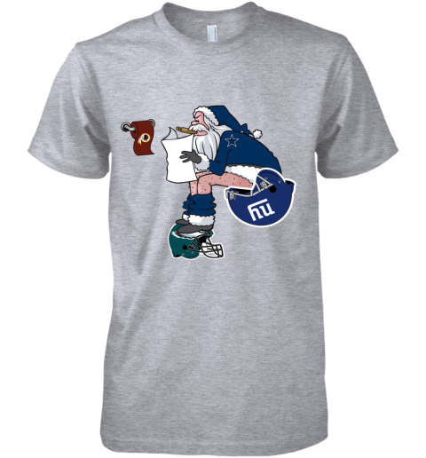 Santa Claus Dallas Cowboys Shit On Other Teams Christmas Premium Men's T-Shirt