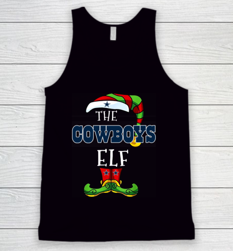 Dallas Cowboys Christmas ELF Funny NFL Tank Top