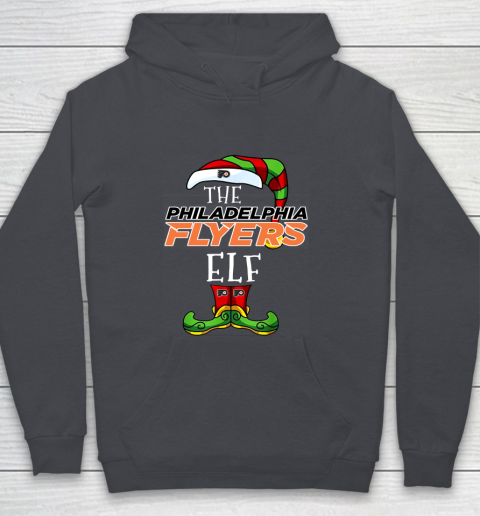 Philadelphia Flyers Christmas ELF Funny NHL Youth Hoodie 5