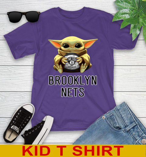 NBA Basketball Brooklyn Nets Star Wars Baby Yoda Shirt 104