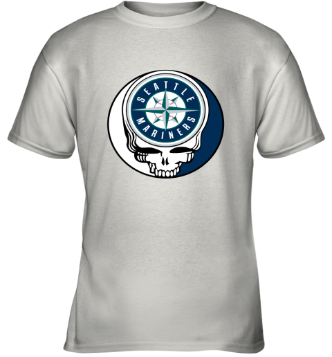 Seattle Mariners The Grateful Dead Baseball MLB Mashup Youth T-Shirt