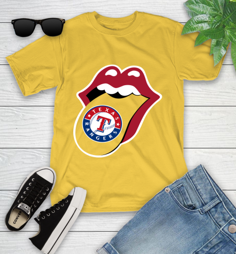 Texas Rangers MLB Baseball Lips I Root For My Team Adoring Fan 110