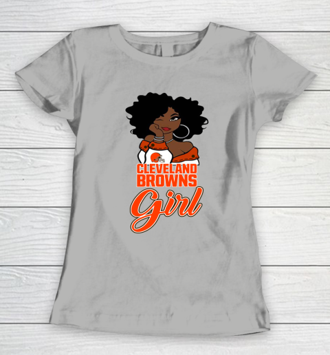 Lids Cleveland Browns New Era Women's Slub T-Shirt with Front
