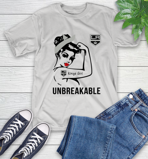 NHL Los Angeles Kings Girl Unbreakable Hockey Sports T-Shirt