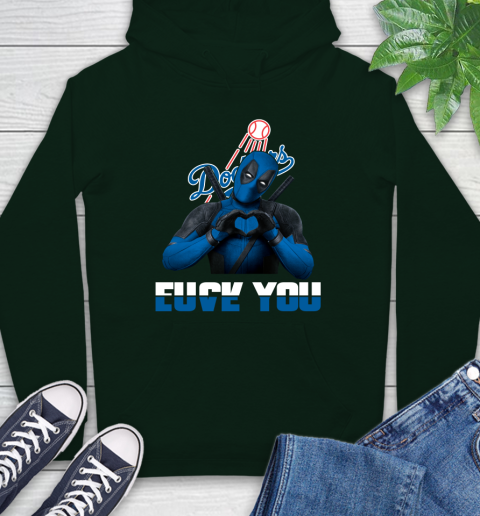 MLB Los Angeles Dodgers Deadpool Love You Fuck You Baseball Sports Hoodie 12