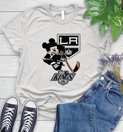 Los Angeles Kings Mickey Mouse Disney Hockey T Shirt Women's T-Shirt