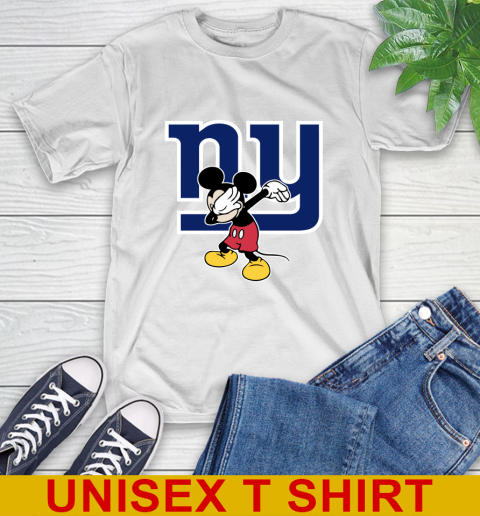 New York Giants NFL Football Dabbing Mickey Disney Sports T-Shirt
