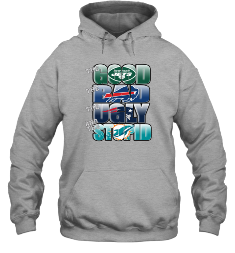 Gray New York Jets Extreme Hoodie