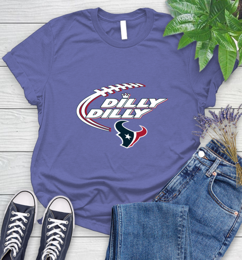 NFL Houston Texans Dilly Dilly Football Sports Women's T-Shirt 11