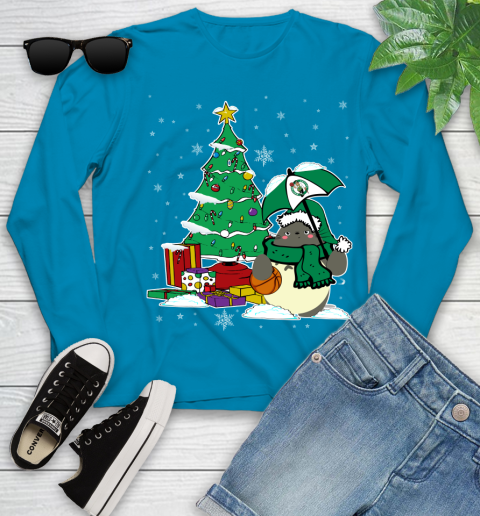 Boston Celtics NBA Basketball Cute Tonari No Totoro Christmas Sports Youth Long Sleeve 9 Boston Celtics NBA Basketball Cute Tonari No Totoro Christmas Sports Youth Long Sleeve - Image 9