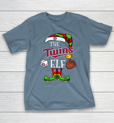 Minnesota Twins Christmas ELF Funny MLB T-Shirt 6