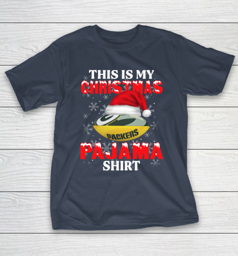 Green Bay Packers This Is My Christmas Pajama Shirt NFL T-Shirt 3