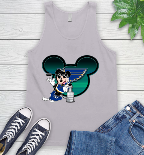NHL St.Louis Blues Stanley Cup Mickey Mouse Disney Hockey T Shirt Tank Top 4