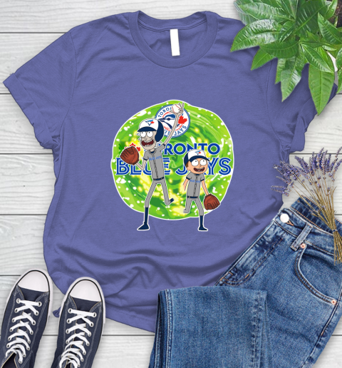 MLB Toronto Blue Jays Rick And Morty Baseball Sports Women's T-Shirt 11
