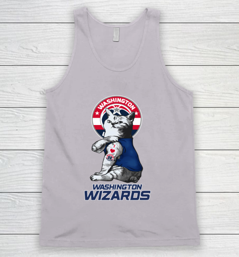NBA Basketball My Cat Loves Washington Wizards Tank Top 3