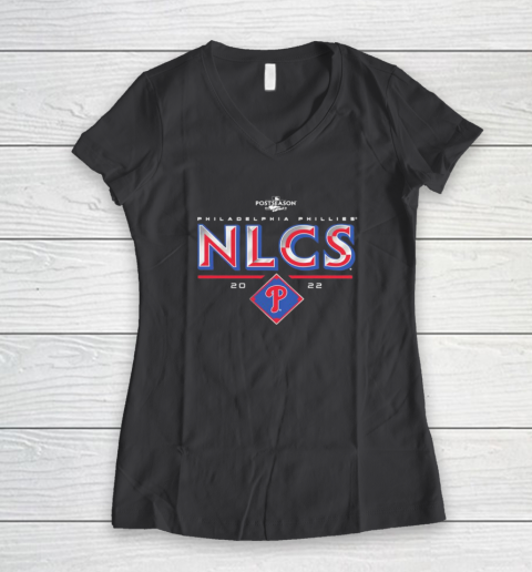 Phillies NLCS Women's V-Neck T-Shirt 4