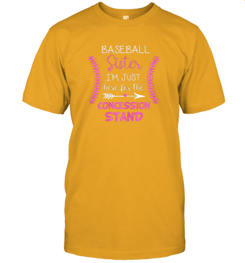e9wa new baseball sister shirt i39 m just here for the concession stand jersey t shirt 60 front gold